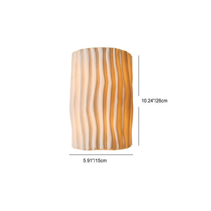 Resin Sconce Bi-Directional Light 10 inch Modern Wall Mount for Bedroom Hallway Study Accent Lighting