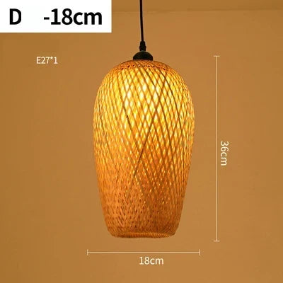 Handwoven Rattan Pendant Light Fixture Natural Woven Ceiling Lamp Rustic Farmhouse Hanging Light for Dining Room Kitchen Island Boho Home