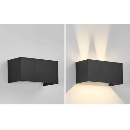 LED Sconce Light Fixture 12W Integrated Aluminum 8×4 Inch Indoor Lighting Bedroom Entryway Corridor Accent