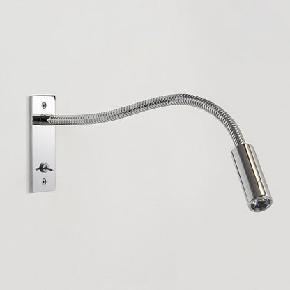 Adjustable Reading Wall Sconce Light with Spot Lamp Modern Minimalist Bedroom Metal Fixture Warm LED Bronze Nickel Chrome