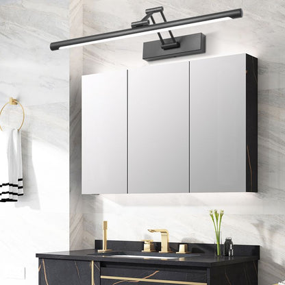 LED Vanity Light Fixture with 3 Color Modes for Bathroom Mirror 39 in Black Wall Mount IP44 Rated Modern Linear Lighting Bar for Makeup Groo