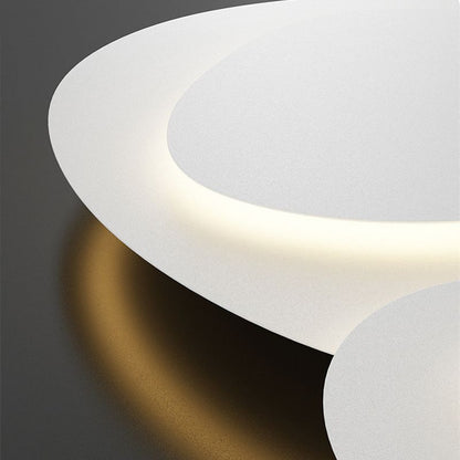 Modern White Cloud Metal Ceiling Light Flush Mount for Bedroom Living Room Dining Room | Dimmable LED Surface Mount Fixture