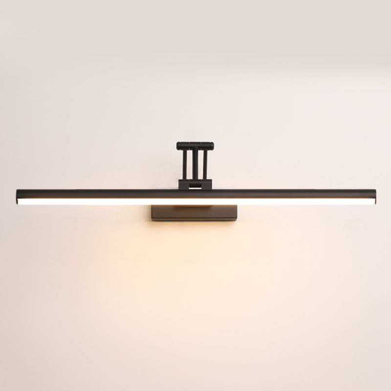 LED Vanity Light Fixture with 3 Color Modes for Bathroom Mirror 39 in Black Wall Mount IP44 Rated Modern Linear Lighting Bar for Makeup Groo