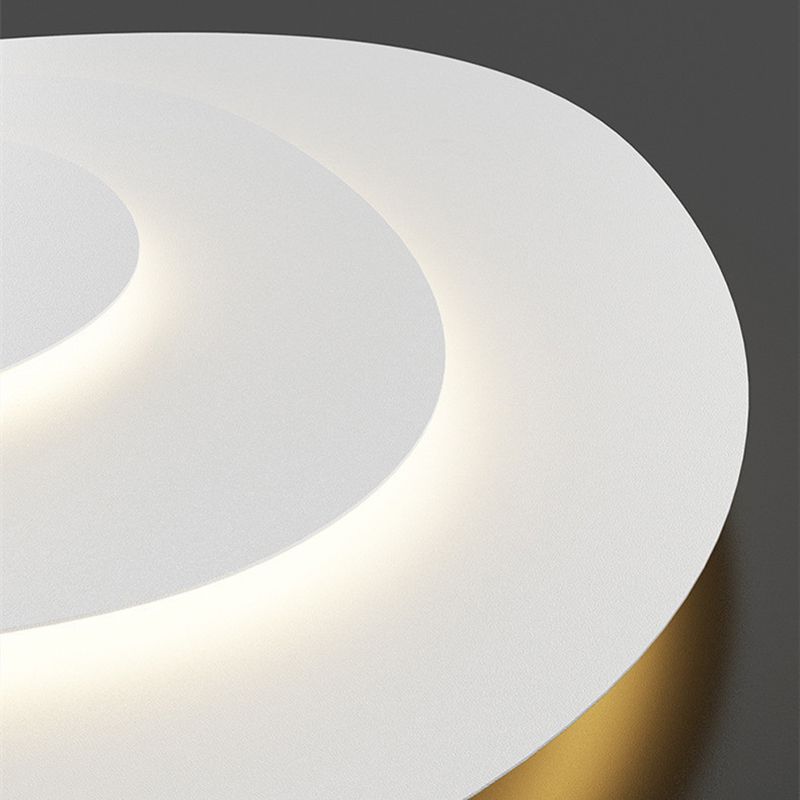 Modern White Cloud Metal Ceiling Light Flush Mount for Bedroom Living Room Dining Room | Dimmable LED Surface Mount Fixture