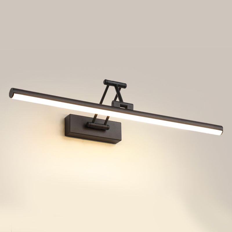 LED Vanity Light Fixture with 3 Color Modes for Bathroom Mirror 39 in Black Wall Mount IP44 Rated Modern Linear Lighting Bar for Makeup Groo