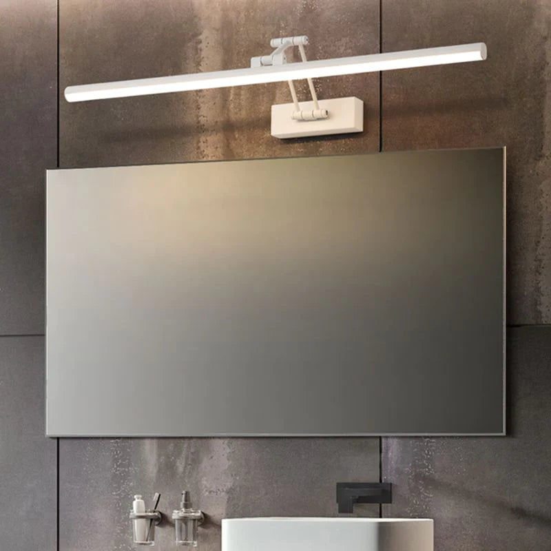 LED Vanity Light Fixture with 3 Color Modes for Bathroom Mirror 39 in Black Wall Mount IP44 Rated Modern Linear Lighting Bar for Makeup Groo