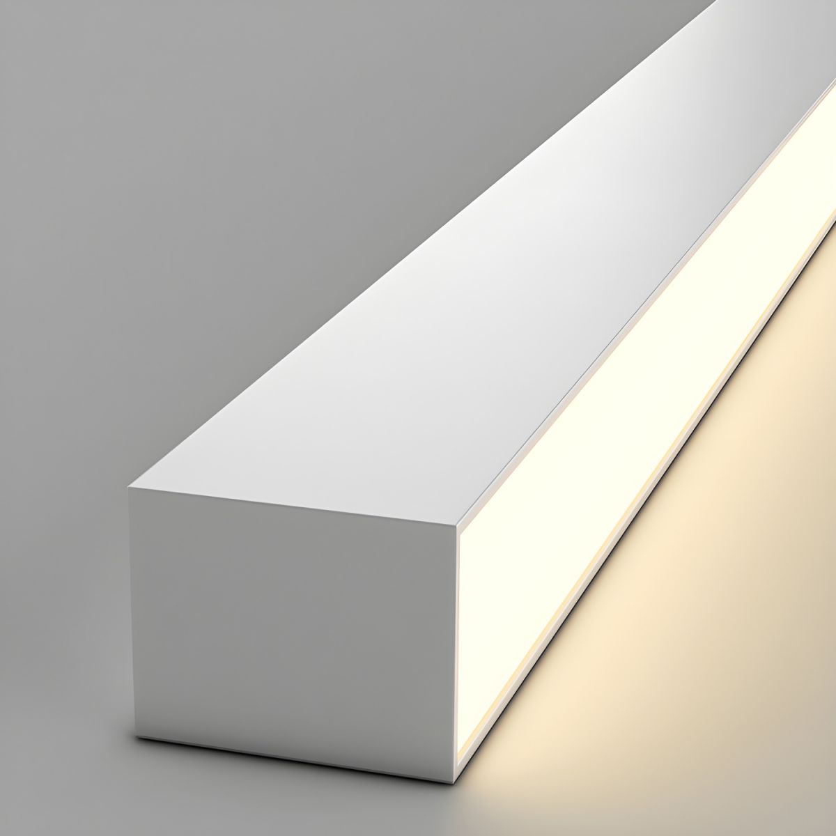 Linear LED Flush Mount Light 47-Inch Contemporary Aluminum Fixture Bedroom Hallway Kitchen Bar Overhead Lighting Slim Profile Low Profile Bl