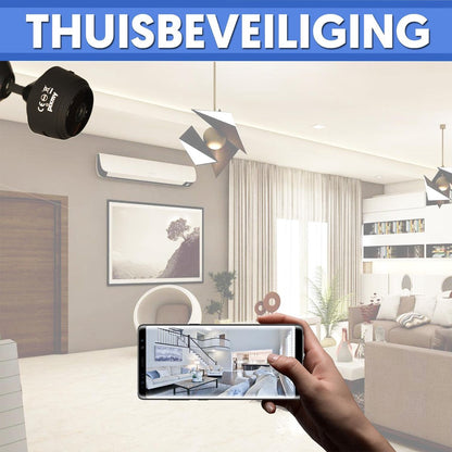 Compact Wireless Security Camera – 1080P HD, 150° View, Night Vision & App Control – Mini Home Monitor