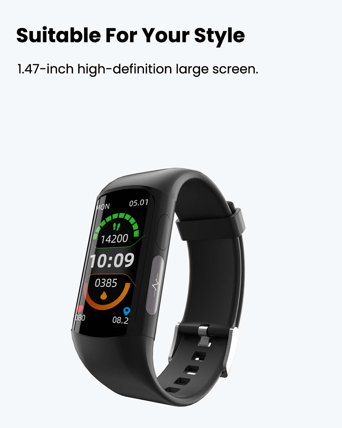 HealthTrack Smart Fitness Bracelet | Activity Tracking, Sleep Monitoring & Smart Notifications | IP67 Water-Resistant