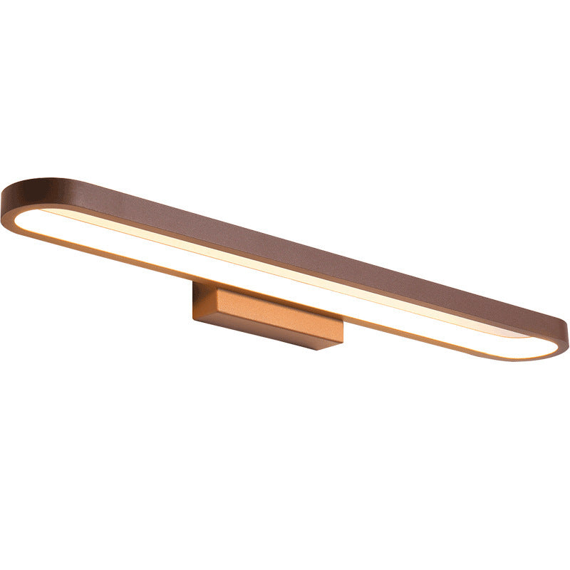 Linear LED Vanity Light 31 in Aluminum Mirror Bar Fixture Black Bathroom Makeup Lighting Strip for Grooming Task Illumination Powder Room Dr