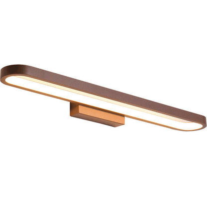 Linear LED Vanity Light 31 in Aluminum Mirror Bar Fixture Black Bathroom Makeup Lighting Strip for Grooming Task Illumination Powder Room Dr