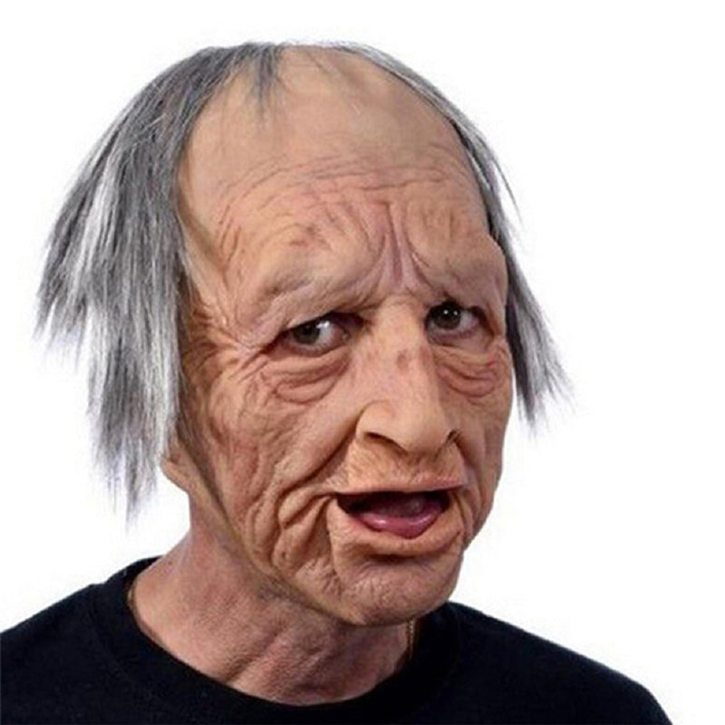 Full Face Character Mask for Adults – Natural Latex Costume Headpiece for Halloween, Theater & Cosplay Events