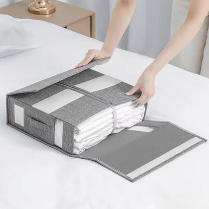 Folio Bedding Organizer - Foldable Design, Space-Saving Storage
