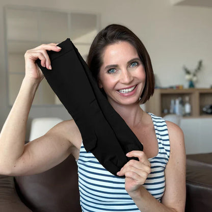 Graduated Compression Socks with Heel & Ankle Support for Circulation, Swelling & Fatigue Relief – Seamless, Moisture-Wicking Design