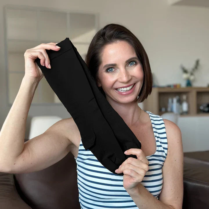 Graduated Compression Socks with Elastic Band for Swelling Relief & Circulation Support – Seamless Knee-High Design for Women & Men, Sizes
