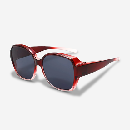 Polarized Clip-On Sunglasses for Prescription Glasses | UV400 Lenses Flip-Up Sun Shades