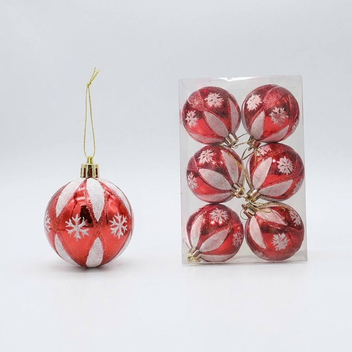 FLAKEORN – Christmas Table Baubles Set for Elegant Holiday Decor