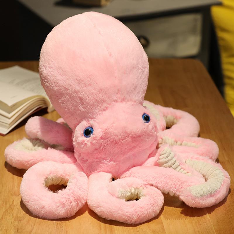 Jumbo Octopus Stuffed Animal Pillow – Soft Plush Toy for Kids & Adults – Huggable Cuddle Buddy for Bedroom Décor & Stress Relief