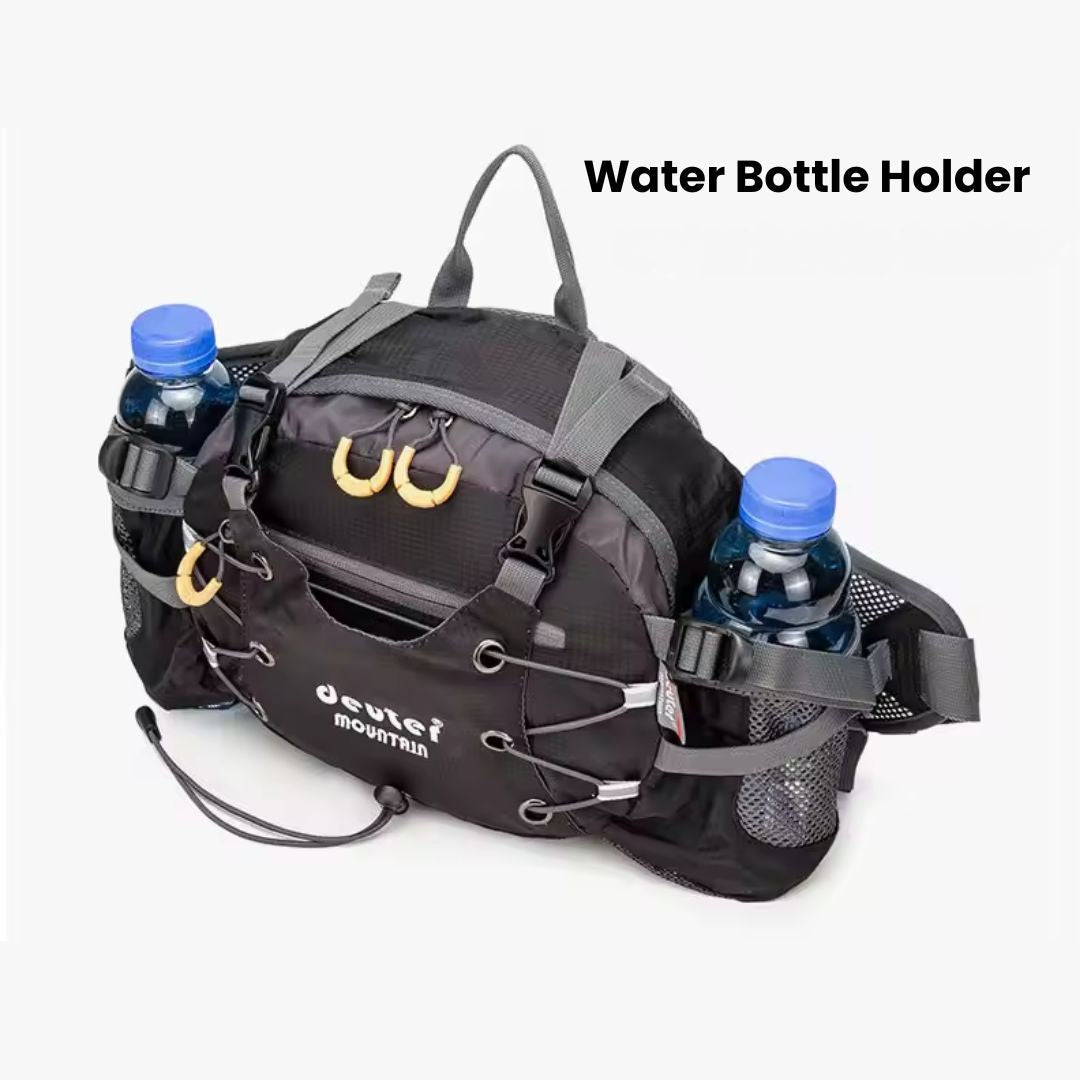 Adventure Ready | Waterproof Hiking Waist Bag with 5L Capacity & Organized Storage for Outdoor Enthusiasts