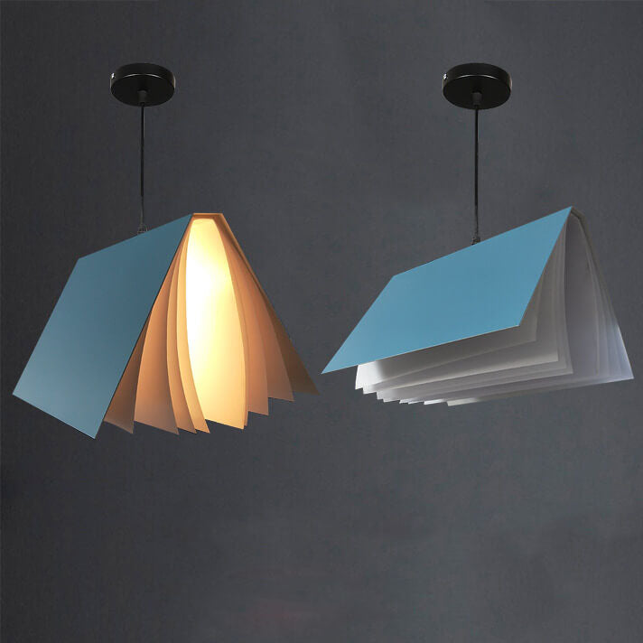 Hanging Ceiling Light Fixture with Adjustable Chain E26 Base Modern Iron PVC Shade for Bedroom Living Room Dining Room Kitchen