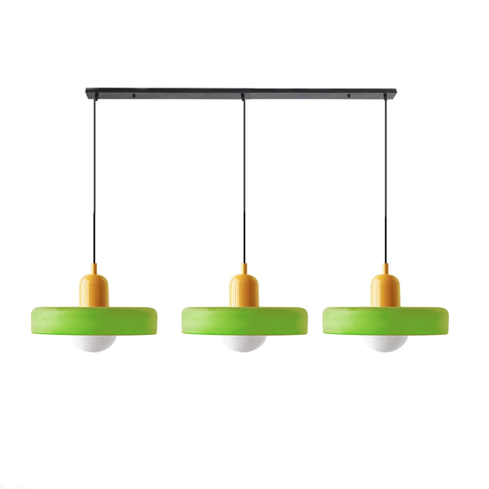 Glass Pendant Lamp 12 Inch Adjustable Height Ceiling Fixture for Bedrooms Nightstands Modern Minimalist Nordic Hanging Light E27 Socket for