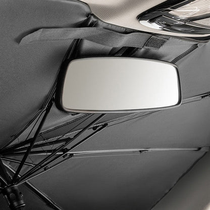 Ortekor SunGuard | Car Windshield Sun Shade Umbrella with Durable Framework | Easy Setup for UV Protection and Temperature Control