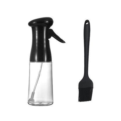 Pressurized Cooking Oil Mister with Fan Spray Nozzle for Grilling, Baking & Air Frying | Refillable Kitchen Oil Sprayer