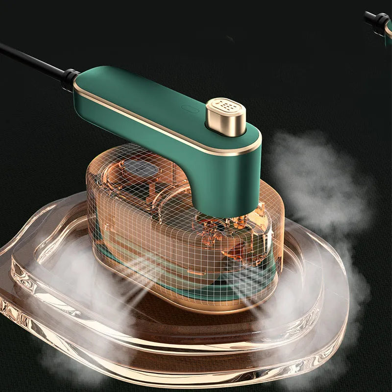 Compact Travel Steamer Iron for Clothes with Rapid Heat-Up, Portable Handheld Garment Press for Business Trips, Vacation, College Dorms