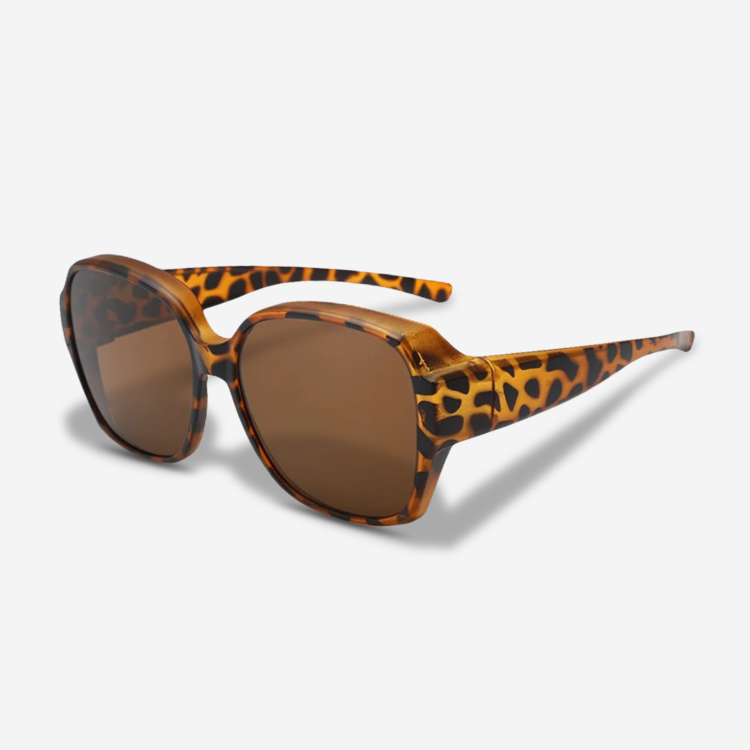 Polarized Clip-On Sunglasses for Prescription Glasses | UV400 Lenses Flip-Up Sun Shades