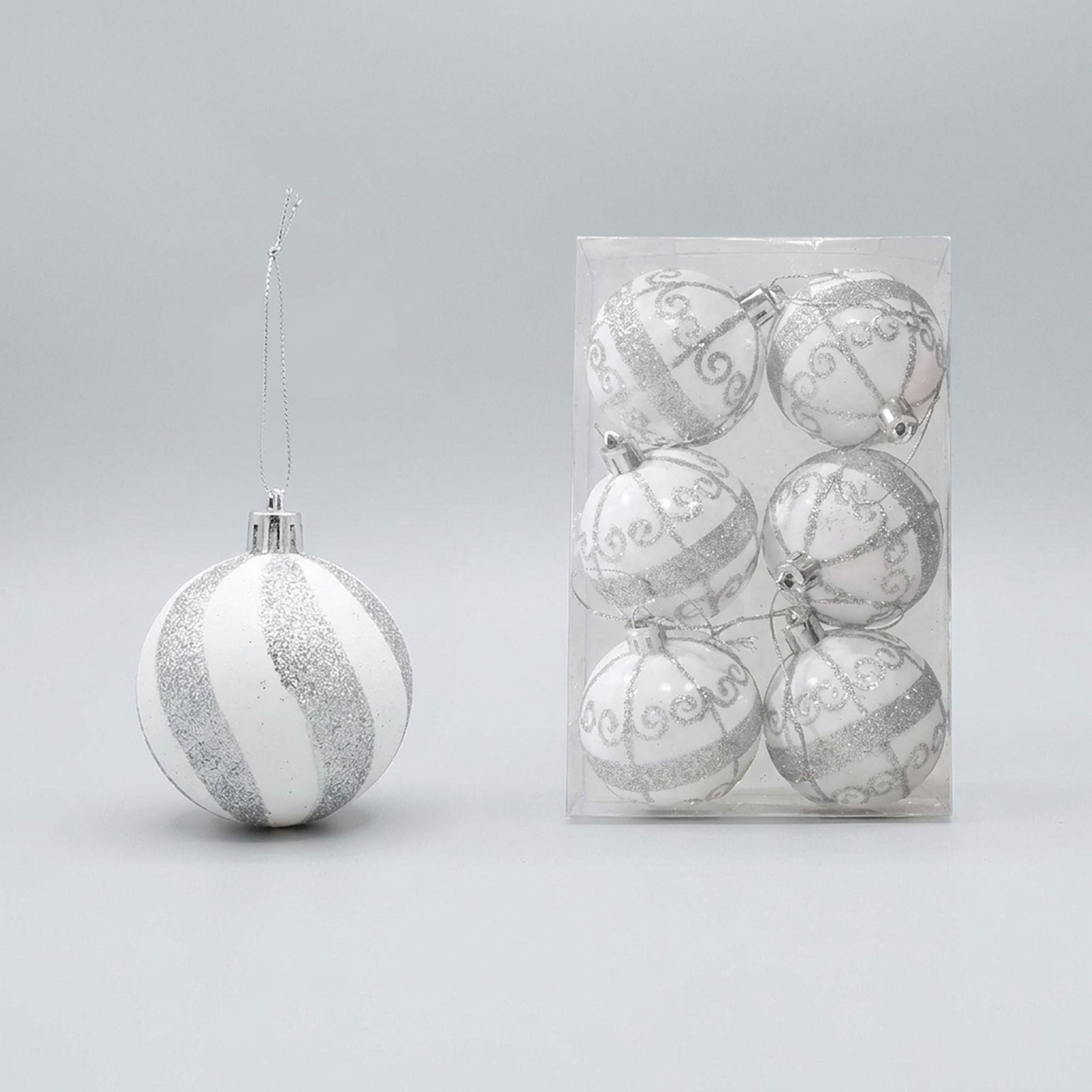 FLAKEORN – Christmas Table Baubles Set for Elegant Holiday Decor