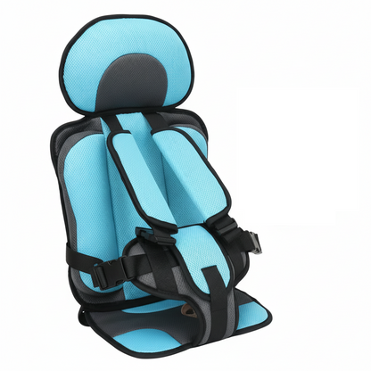 Compact Travel Booster Seat for Kids with 5-Point Safety Harness & Portable Folding Design for Car, Taxi & Plane | Perfect for Toddlers &