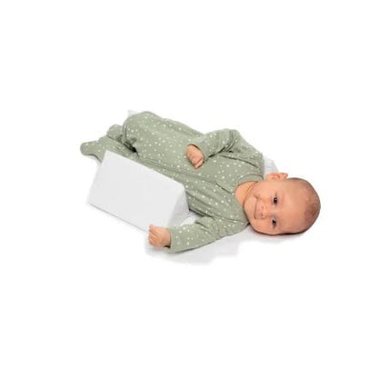 Adjustable Anti-Roll Side Sleep Wedge for Babies 0-12 Months | Memory Foam Triangle Positioner for Infants Newborns | Washable Cover