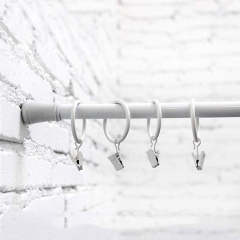 Aventis Curtain Rod - Lightweight Aluminum, No-Drill Installation