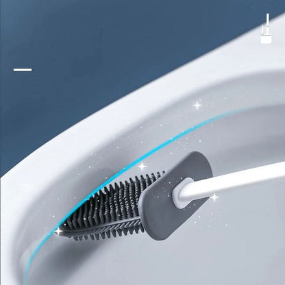 FLATFLEX – Silicone Flat Head Toilet Brush Set