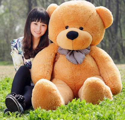 Oversized Plush Bear Stuffed Animal – Huggable Jumbo Companion for Kids & Adults – Ultra Soft Cuddle Buddy for Bedroom Decor
