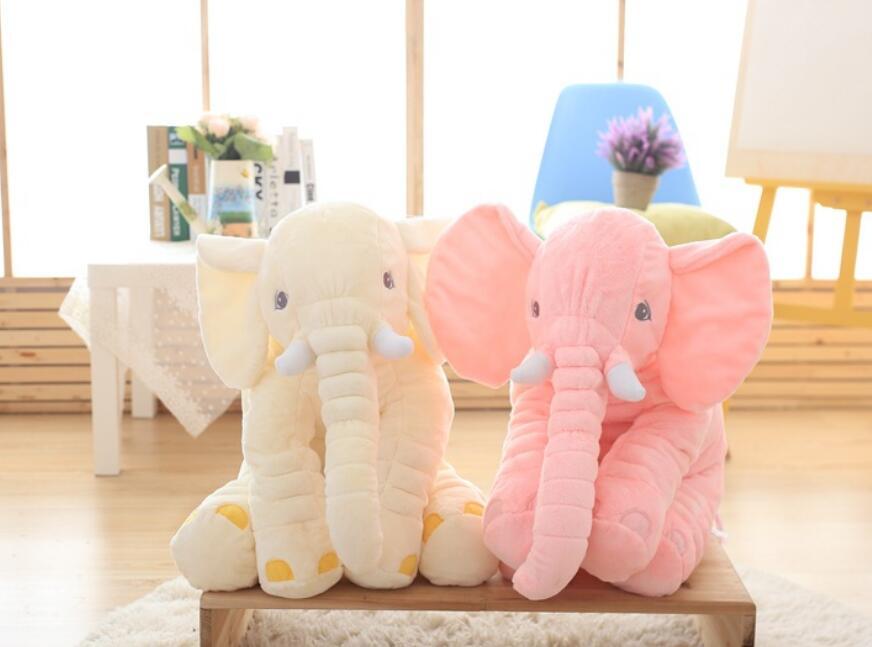 Jumbo Plush Elephant Pillow Toy for Nursery & Baby Photos – Soft Cotton-Filled Cuddle Buddy for Infants & Toddlers