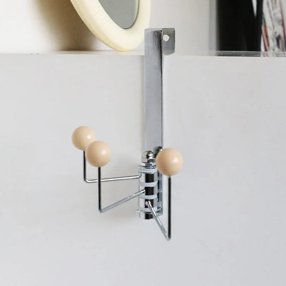 Wall Hook Set Metal Chrome Finish Over The Door