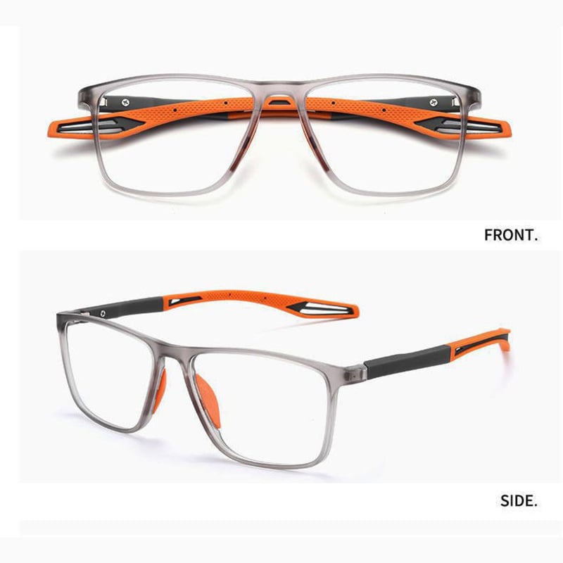 Titanium Multi-Focus Reading Eyewear with Screen Protection for Men & Women Over 40 | Featherweight Rectangular Frame