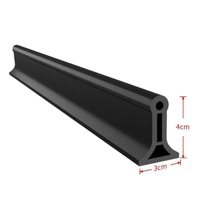 Flexible Silicone Water Dam Barrier Strip for Shower, Bathroom & Kitchen Floor | Self-Adhesive Threshold Guard for Wet & Dry Separation