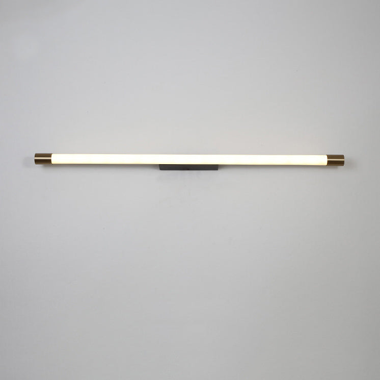 LED Vanity Light Fixture Aluminum 59 in Black Gold Over Mirror Bathroom Bedroom Hallway Linear Bar Sconce Hardwired 120V-240V