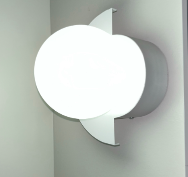 Half-Sphere Glass Wall Sconce with G9 LED, Iron Frame, Hardwired Fixture for Bedroom, Hallway, Reading Nook, Modern Style, Multiple Colors