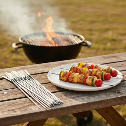 GRILLSPIKE – Stainless Steel BBQ Skewers Set