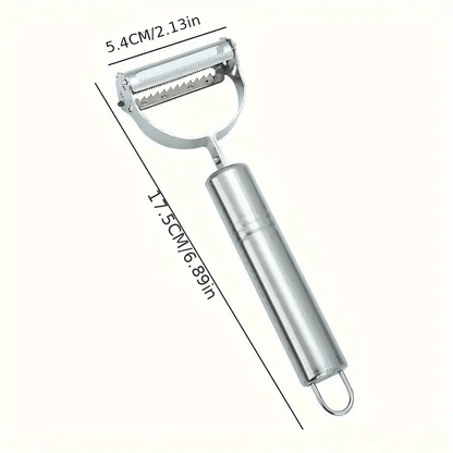 SLICEFLEX – Stainless Steel Vegetable Peeler & Julienne Slicer