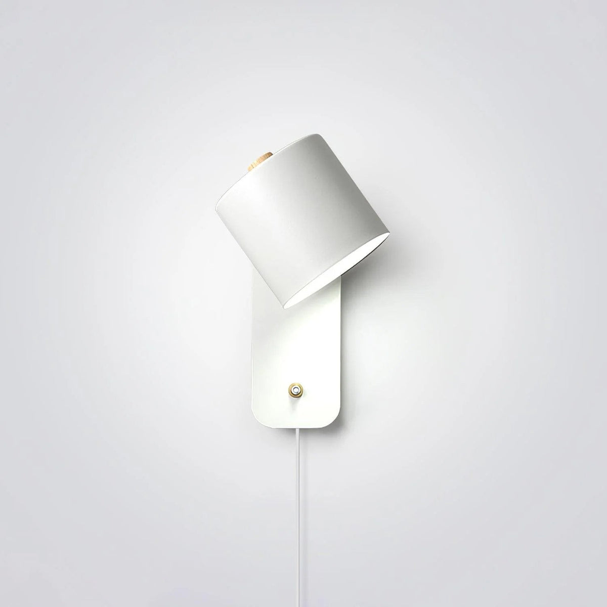 Adjustable Metal Wall Sconce with 350° Swivel Head for Bedroom Reading Nook Living Room Hallway Ambient Task Lighting E26 Socket 5 in Dia 12
