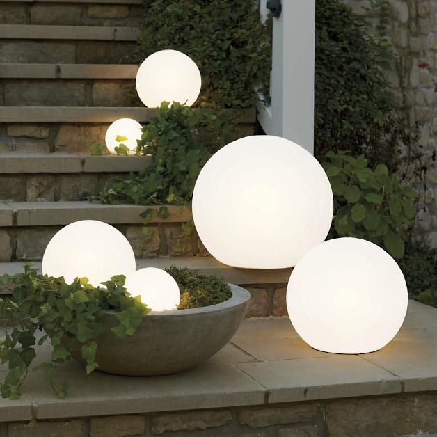 Portable LED Orb Lamp with Remote Control 4-Color Modes 10-20 in Rechargeable Cordless Sphere Light for Living Room Bedroom Bedside Nightsta