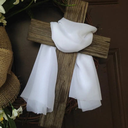 GRACEBLOOM – Decorative Wreath and Cross for Tranquil Spaces