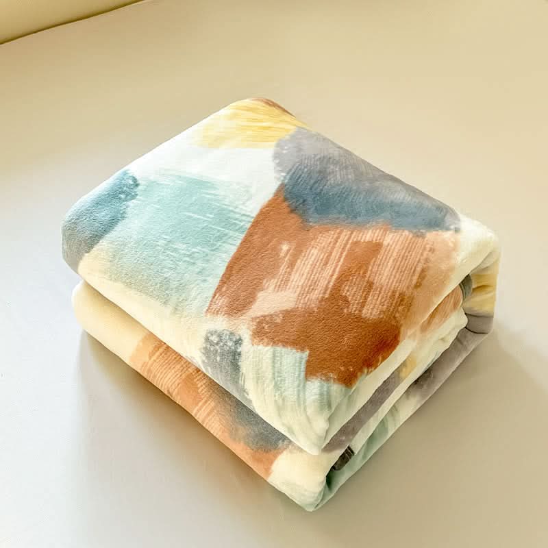 PRISMACLOUD – Watercolor Geometric Blanket for Elevated Comfort