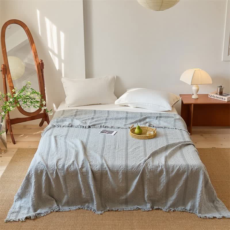 WEAVEBELLE – Waffle Blanket for Refined Home Comfort