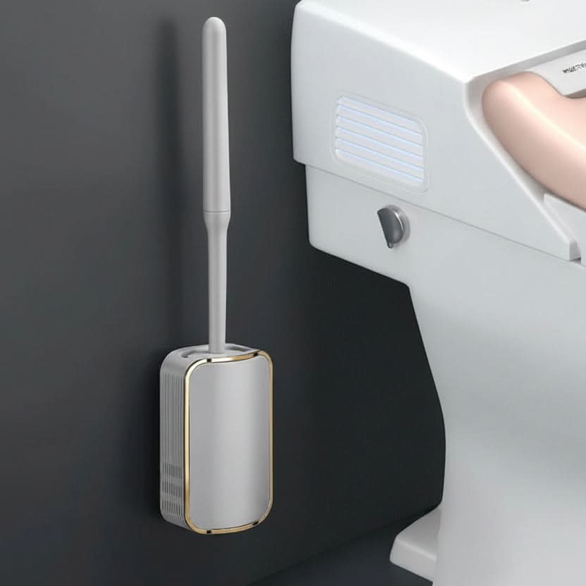 LUXCLEANSE – Wall Mounted Quick Dry Toilet Brush Set