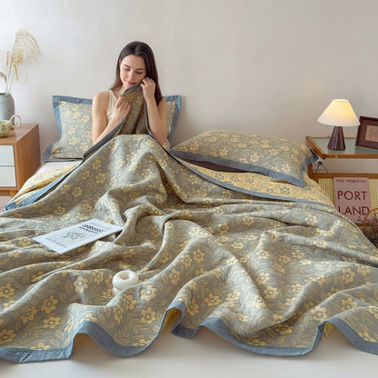 FLORAREST – Layered Blanket Quilt for Gentle Home Comfort